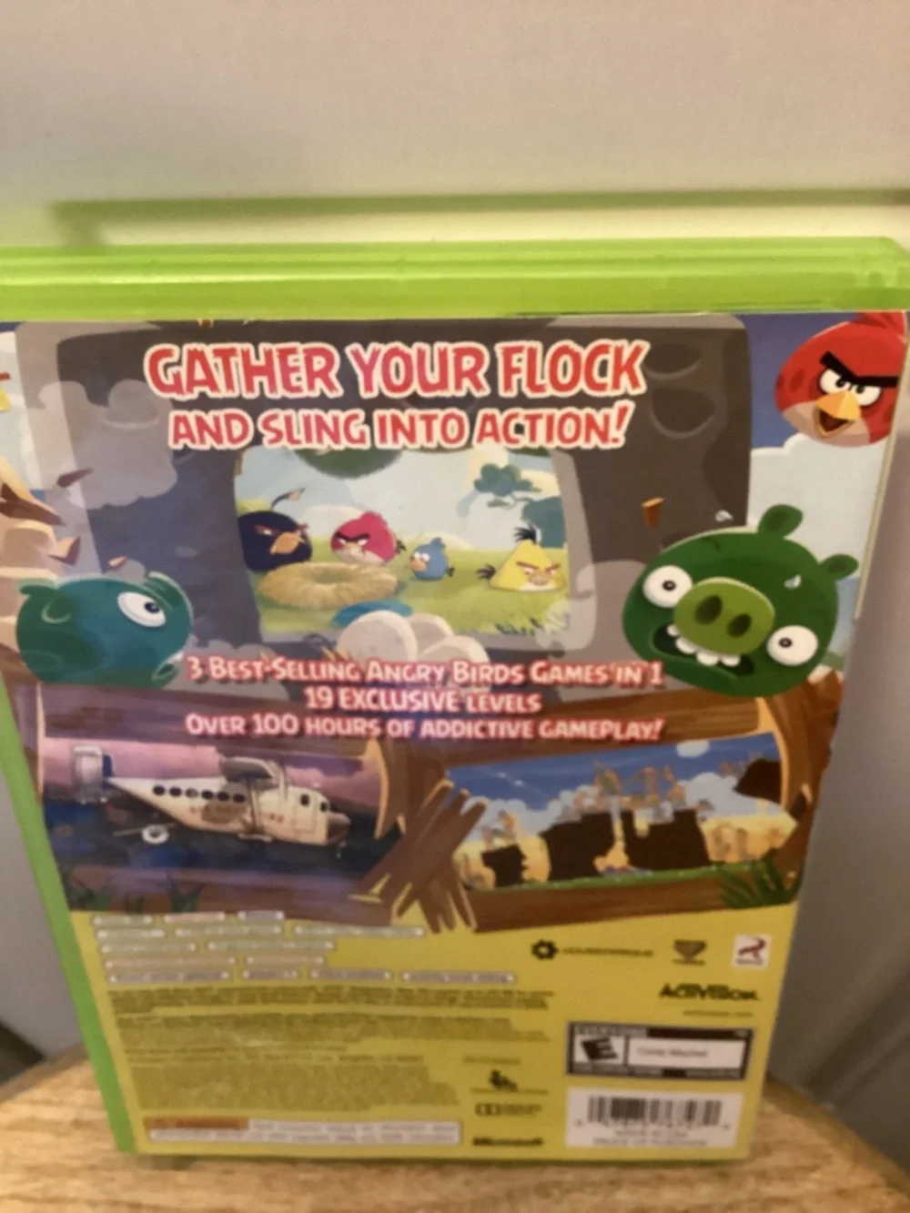 Angry Birds Trilogy Microsoft Xbox 360 works with Kinect Sensor also